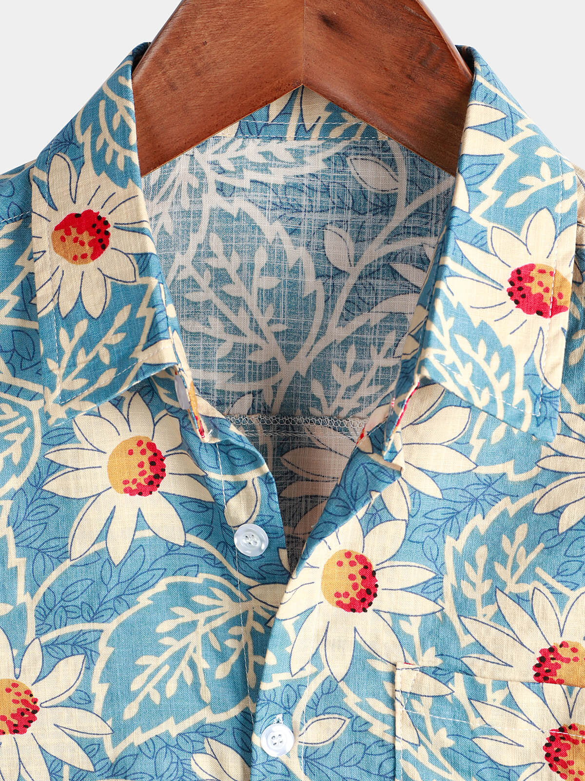 Liora — Men’s Breathable Cotton Viscose Summer Shirt (S ) - short | Zavonix