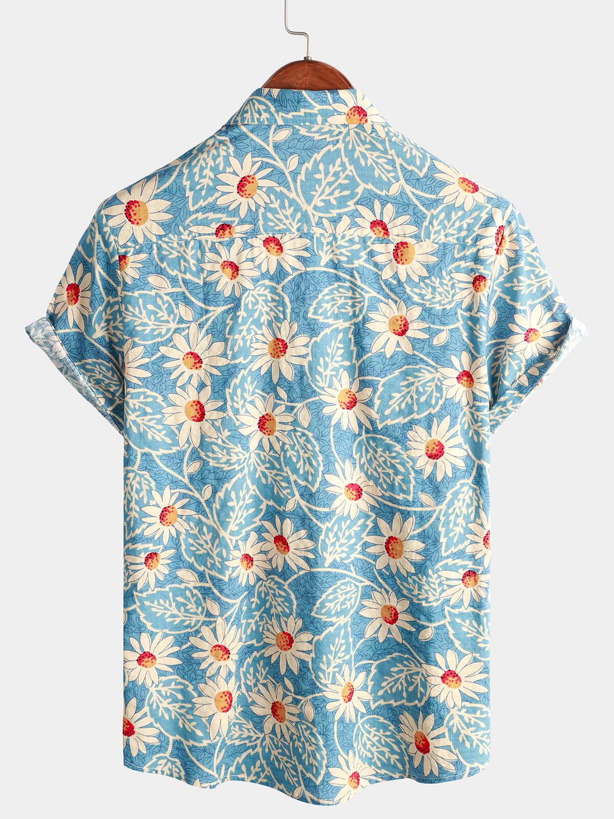 Liora — Men’s Breathable Cotton Viscose Summer Shirt (S ) - short | Zavonix