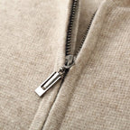 Liora — 100% Cashmere Hoodie with Soft Comfort and Vibrant Colors (Beige S) - | Zavonix