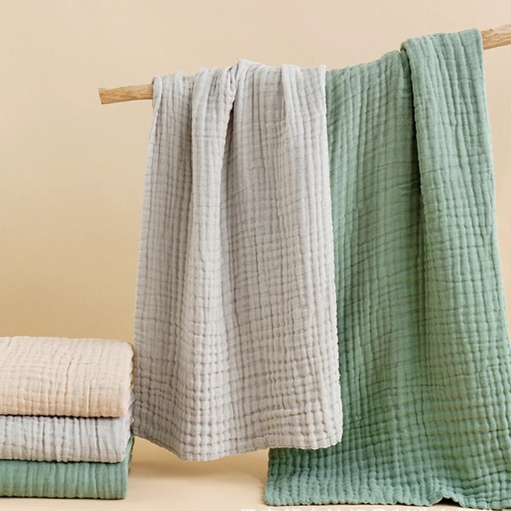 Liora Muslin Cotton Baby Swaddle Blanket – Breathable and Soft for All Stages 0