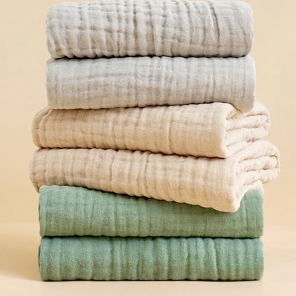 Liora Muslin Cotton Baby Swaddle Blanket – Breathable and Soft for All Stages 1