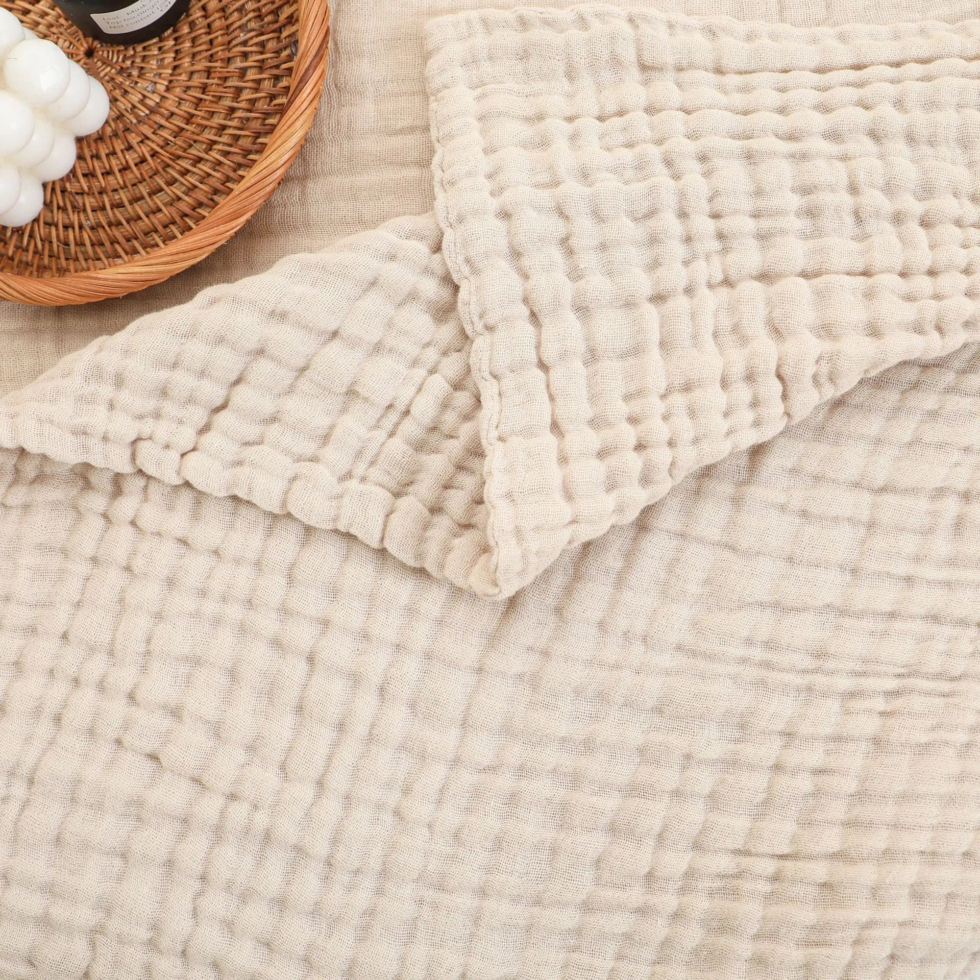 Liora Muslin Cotton Baby Swaddle Blanket – Breathable and Soft for All Stages 4