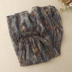 Liora Skirt — Lightweight Pleated Linen Skirt with Mesh Overlay (XS ) - | Zavonix