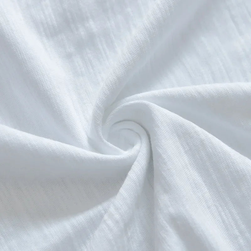 Liora — Soft Cotton Shirt with Vintage White Trim (White XS) - | Zavonix