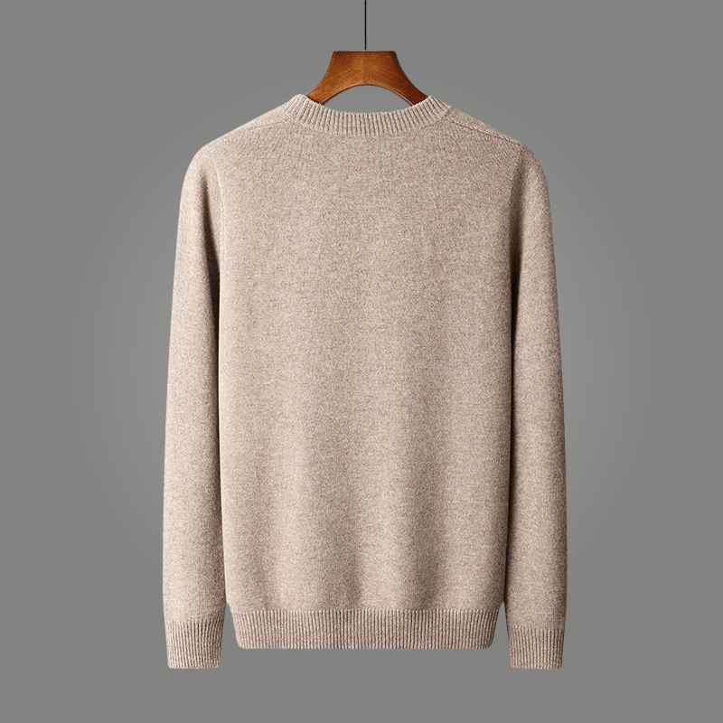 Liora Sweater — Merino Wool Cable Knit Sweater with Lightweight Warmth (Camel S) - | Zavonix