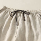 Liora — Lightweight Linen Harem Pants with Gathered Hem (XS ) - | Zavonix