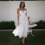 LioraFlow™ — Flattering Fit, Feather - Light Feel (White S) - Dress | Zavonix