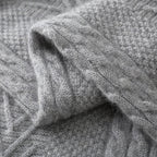 Lioran Sweater — Merino Wool Knitwear with Tailored Fit for Cold Weather (Light Gray S) - | Zavonix