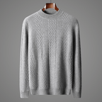 Lioran Sweater — Merino Wool Knitwear with Tailored Fit for Cold Weather (White S) - | Zavonix