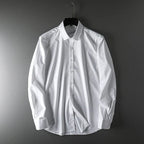 Lioren — Breathable Bamboo Silk Shirt with Lightweight Comfort (Gray S) - | Zavonix