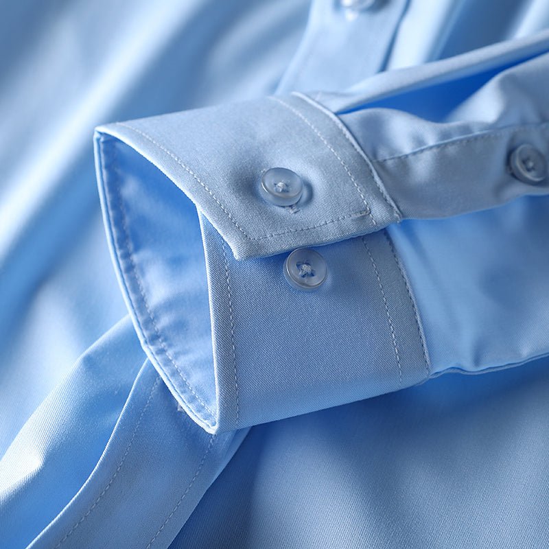 Lioren — Breathable Bamboo Silk Shirt with Lightweight Comfort (Gray S) - | Zavonix