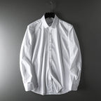 Lioren — Breathable Bamboo Silk Shirt with Lightweight Comfort (White S) - | Zavonix
