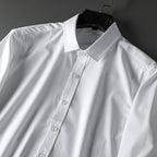 Lioren — Breathable Bamboo Silk Shirt with Lightweight Comfort (Gray S) - | Zavonix