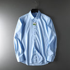 Lioren — Breathable Bamboo Silk Shirt with Lightweight Comfort (Light Blue S) - | Zavonix