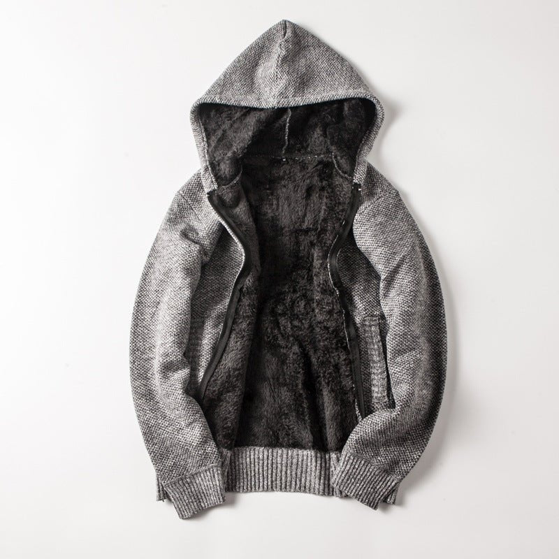 Lioren — Heavyweight Cotton Hoodie with Fleece Lining and Adjustable Hood (Burgundy S) - | Zavonix
