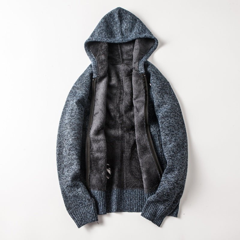 Lioren — Heavyweight Cotton Hoodie with Fleece Lining and Adjustable Hood (Burgundy S) - | Zavonix