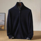 Lioren Sweater — Soft Cashmere Merino Wool Knit with Lightweight Warmth (Blue Navy XS) - | Zavonix