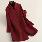 LISA WOOL LONG COAT (Camel XS) - | Zavonix