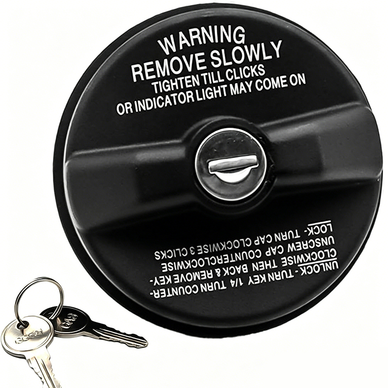 Locking Fuel Tank Cap Black Keyed Seal Product Image 05
