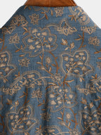 Lomara — Men's Lightweight Cotton Floral Shirt for Summer Comfort (S ) - short | Zavonix