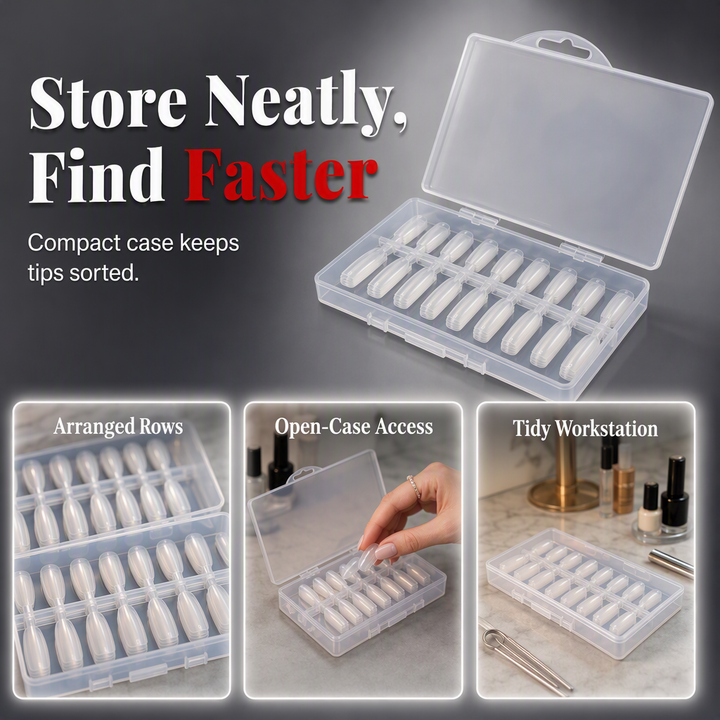 Long Almond Nail Tips Product Image 08