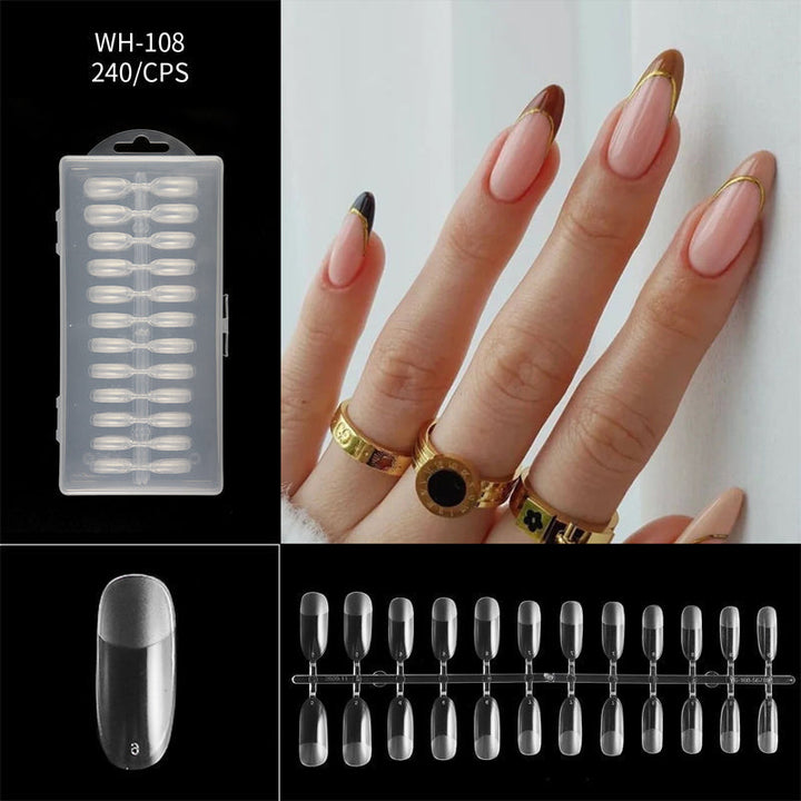Long Almond Nail Tips Product Image 13