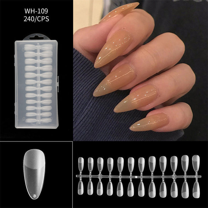 Long Almond Nail Tips Product Image 17