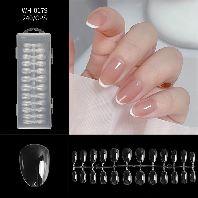 Long Almond Nail Tips Product Image 18