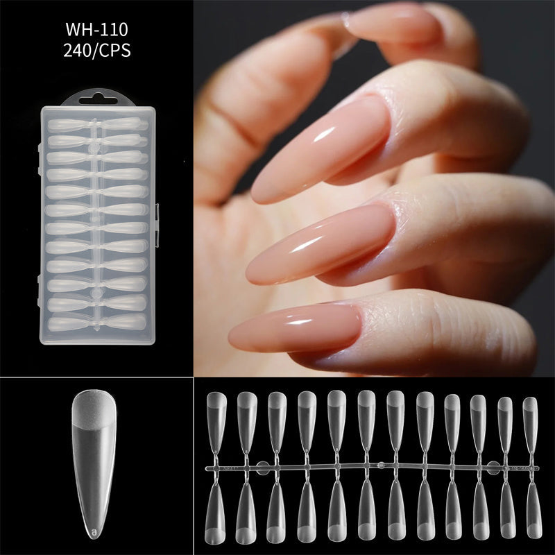 Long Almond Nail Tips Product Image 23