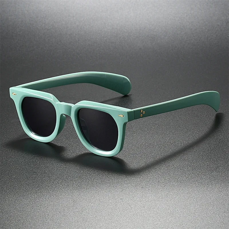 Loran Sunglasses — Polarized UV400 Acetate Shades with Soft Nose Pads (Turquoise ) - | Zavonix