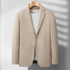 Lorean — Premium Wool Blazer with Tailored Fit and Elegant Texture (Beige XS) - | Zavonix