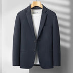 Lorean — Premium Wool Blazer with Tailored Fit and Elegant Texture (Blue XS) - | Zavonix