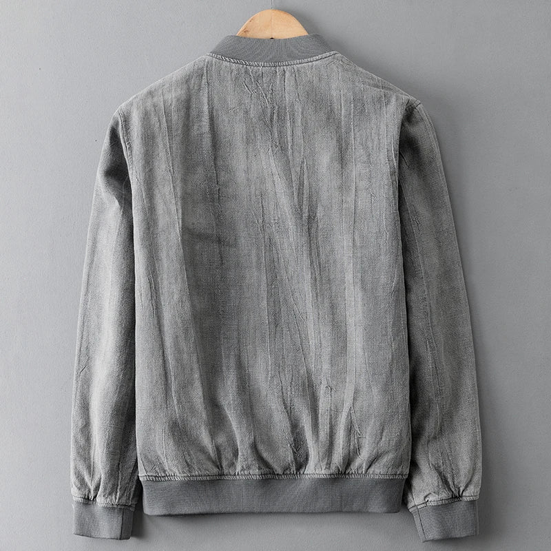 Lorian Jacket — Lightweight Breathable Jacket with Vintage Style (Gray S) - | Zavonix