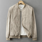 Lorian Jacket — Lightweight Breathable Jacket with Vintage Style (Beige S) - | Zavonix