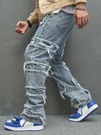 Lorio Weathered Jeans (Blue S) - | Zavonix