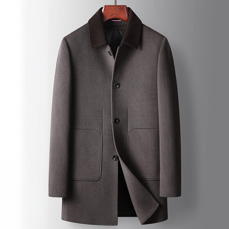 LOUIS™ WOOL COAT (Black XS) - | Zavonix