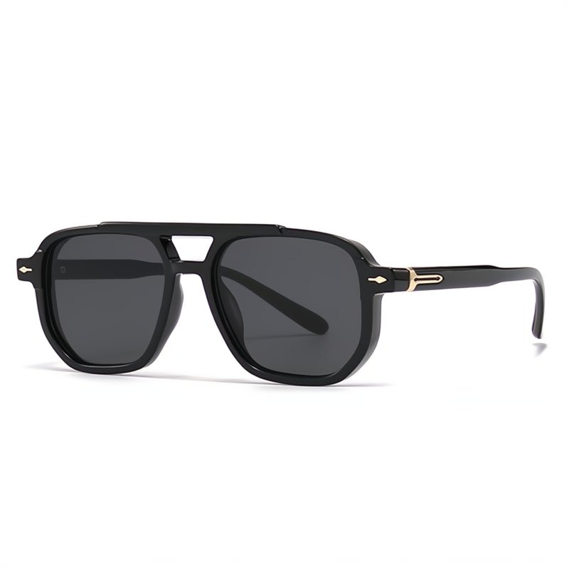 Lucas Aviator Shades (Blue / Dark Grey Gradient ) - Men's Sunglasses | Zavonix