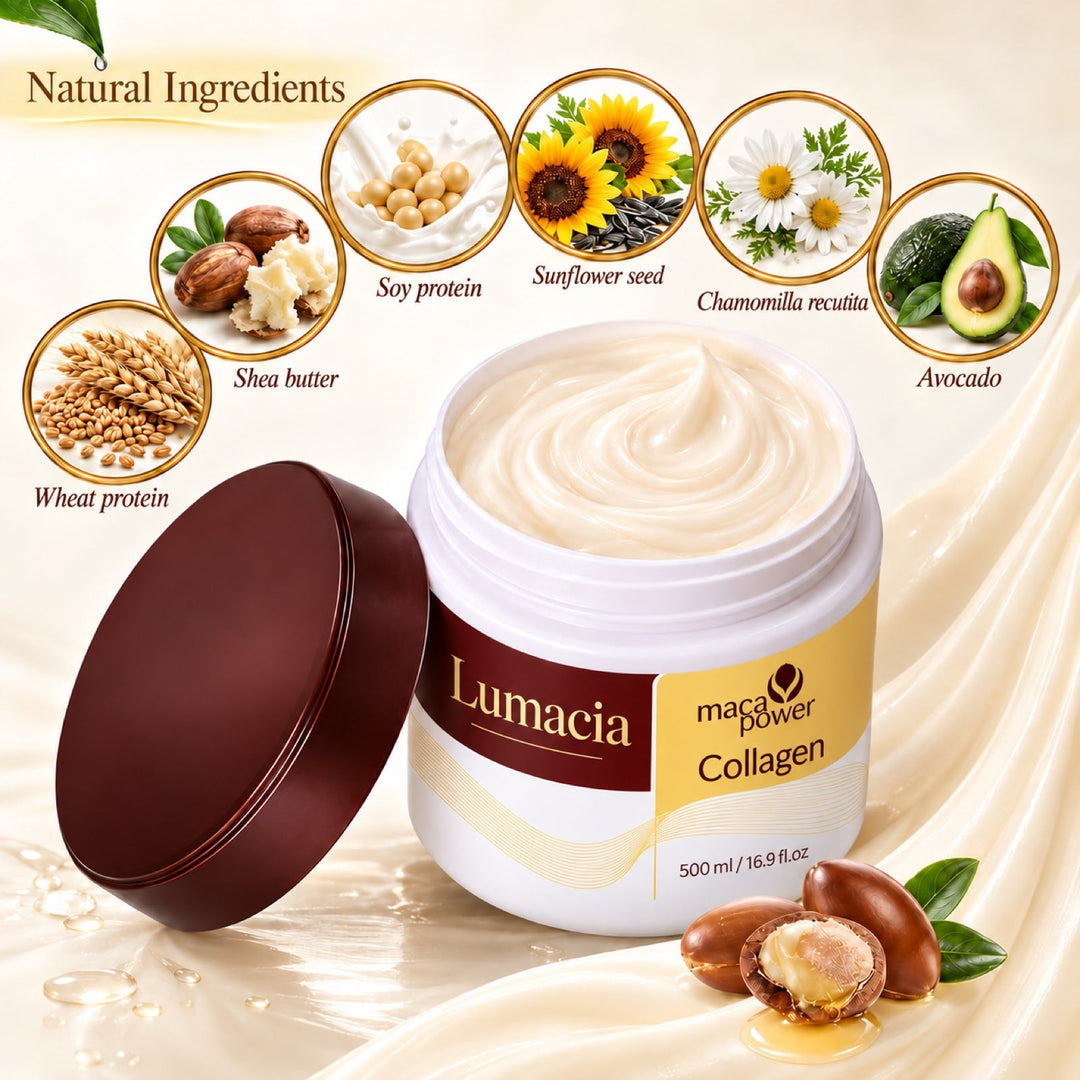 Přírodní složky masky Lumacia Maca Power Collagen