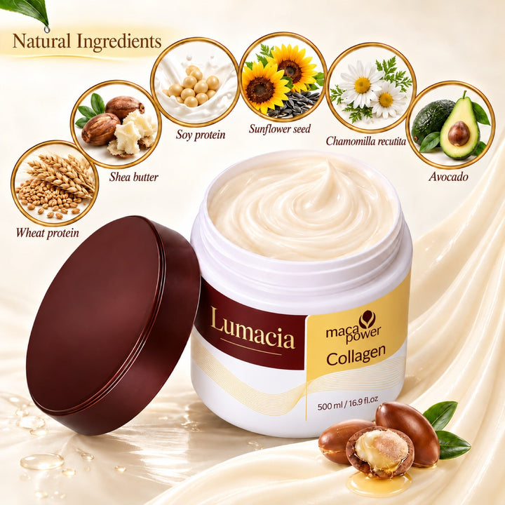 Přírodní složky masky Lumacia Maca Power Collagen
