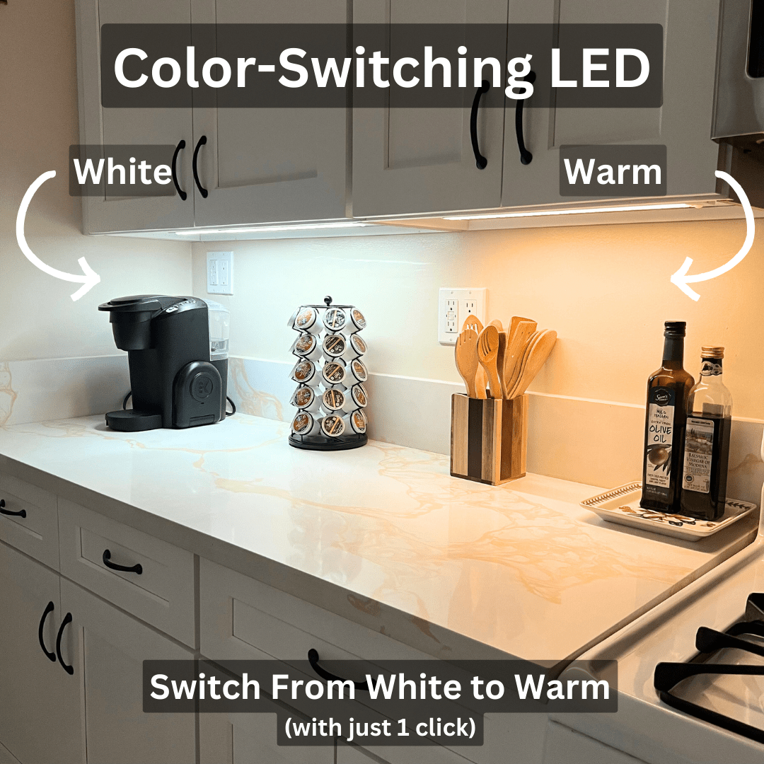 LumLight Pro™ — Command Your Mood with Effortless, Instant Ambiance (Small (.5 Ft) Multi (White &amp; Warm)) - | Zavonix