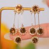 Luna Petal Zirconia Earrings Product Image 12