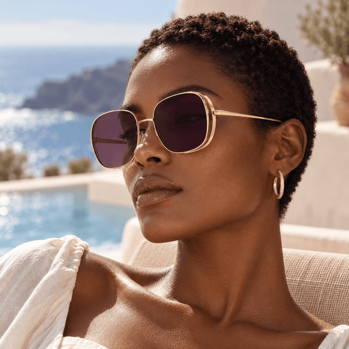 Lunara Square Sunglasses Purple image 5