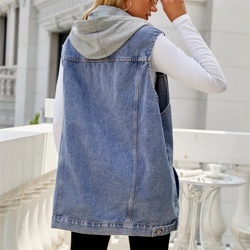 LunaTex Denim Vest (Blue XS) - | Zavonix