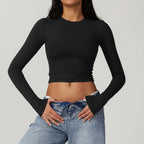 "Lunelle" Crop - Top (Black S) - | Zavonix