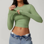 "Lunelle" Crop - Top (White S) - | Zavonix