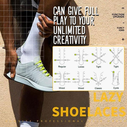 Luxe Lazy Shoelaces | No Tie Elastic Silicone Laces for Slip-On Comfort 6