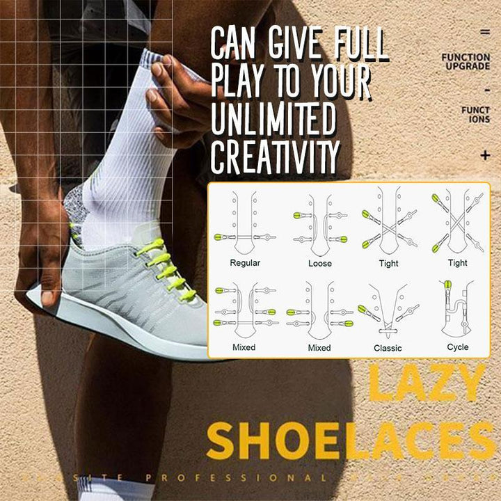 Luxe Lazy Shoelaces | No Tie Elastic Silicone Laces for Slip-On Comfort 6