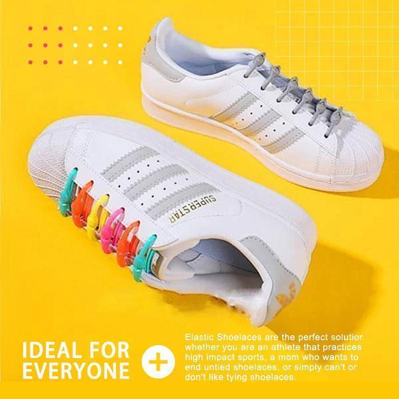 Luxe Lazy Shoelaces | No Tie Elastic Silicone Laces for Slip-On Comfort 1