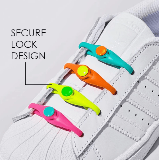Luxe Lazy Shoelaces | No Tie Elastic Silicone Laces for Slip-On Comfort 4