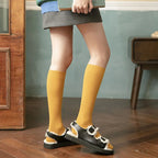 Luxéra Cotton Blend Stockings — Soft Breathable Women’s Socks with Support (Gold ) - | Zavonix